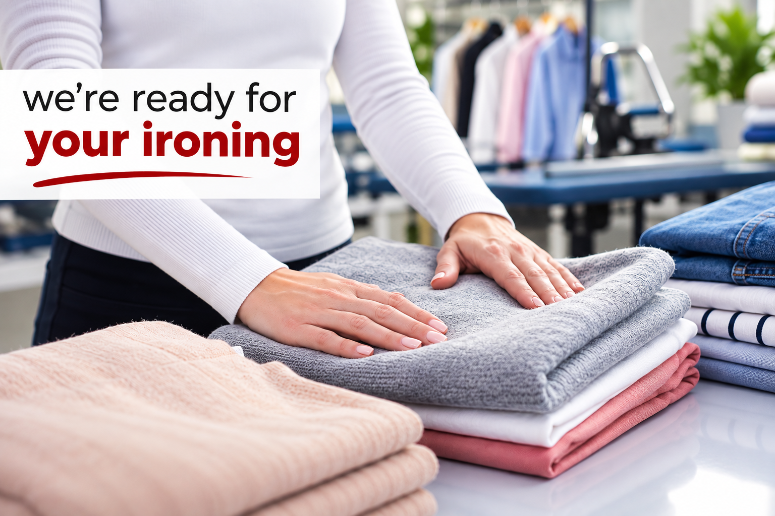 Ready for your ironing - All Ironed Out